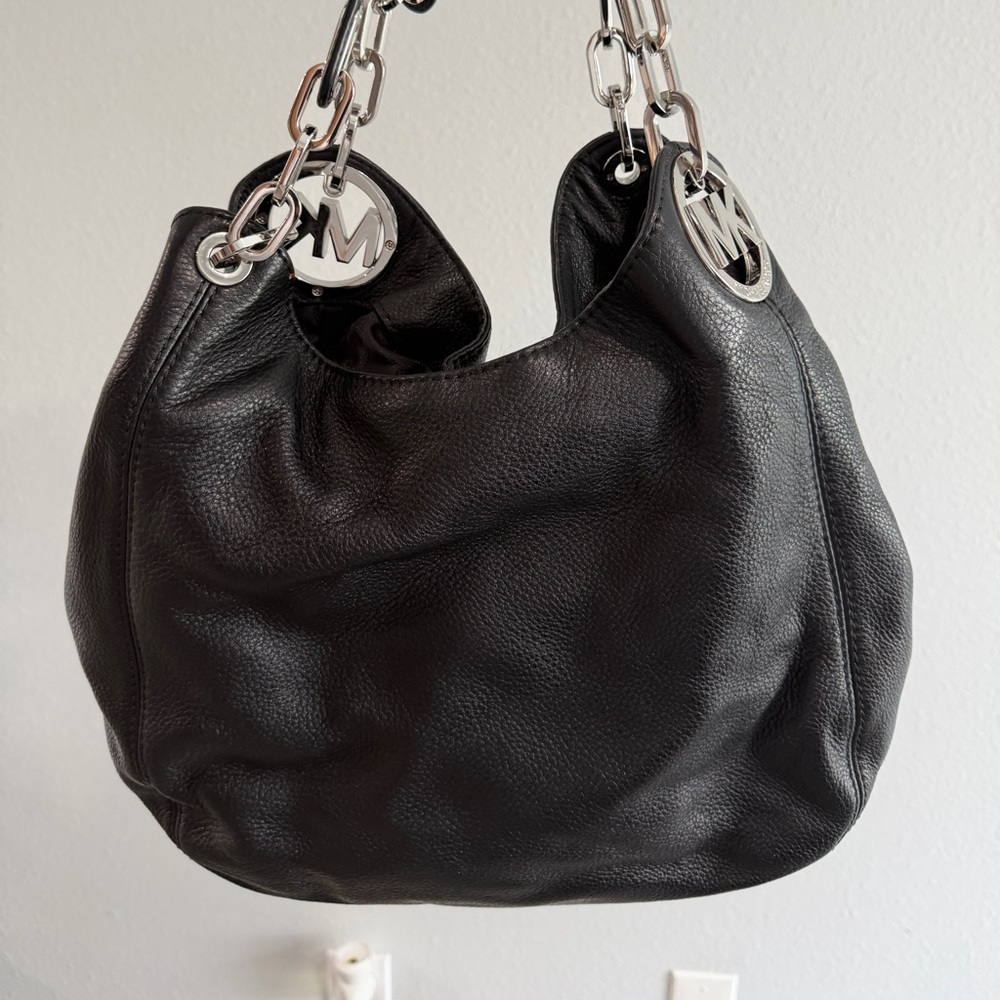 Michael Kors Black Leather Women's Bag